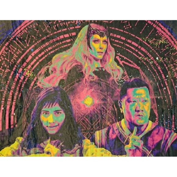 NEW Dr Doctor Strange Plush Fleece Throw Gift Blanket Movie Multiverse Marvel - Picture 2 of 4